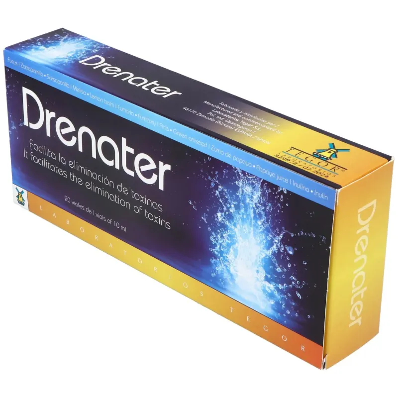 Drenater 20 viales Tegor | Farmacia Barata Drenater 20 viales Tegor | Farmacia Barata