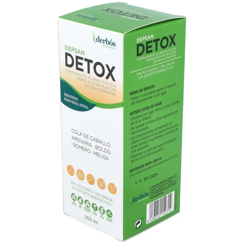 Depsan Detox 250 ml Derbos | Farmacia Barata Depsan Detox 250 ml Derbos | Farmacia Barata