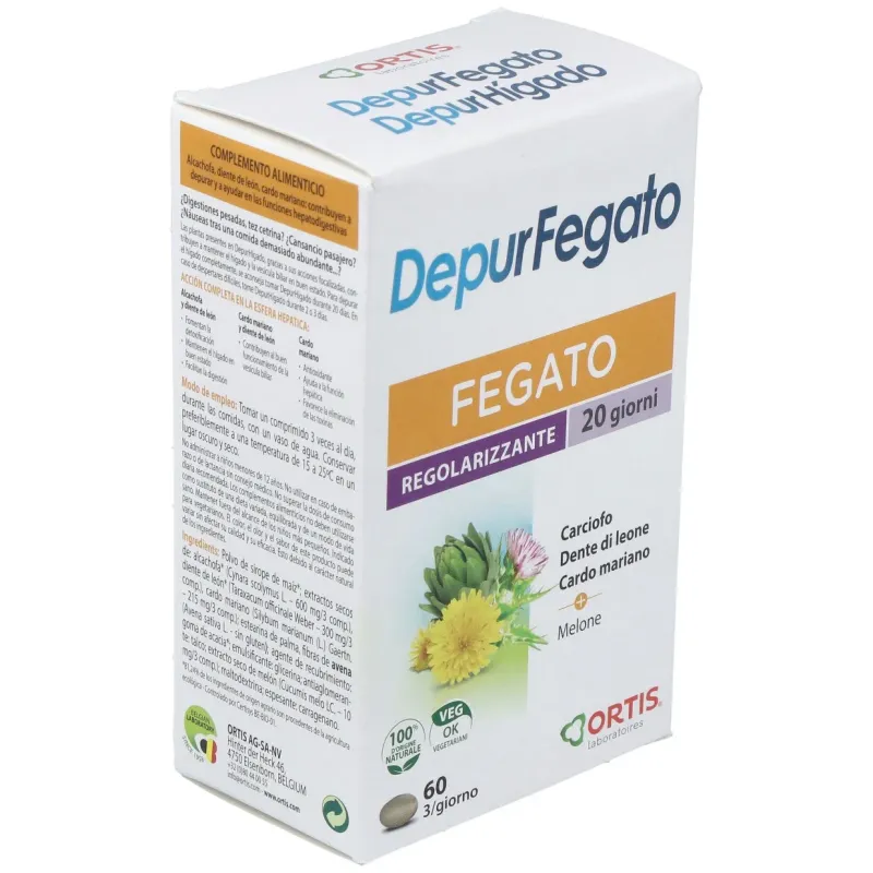 Ortis Depur Hígado 60 comprimidos | Farmacia Barata Ortis Depur Hígado 60 comprimidos | Farmacia Barata
