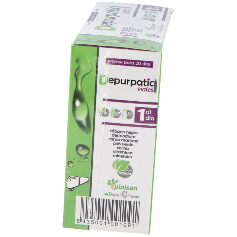Pinisan Depurpatic 20 ampollas | Farmacia Barata