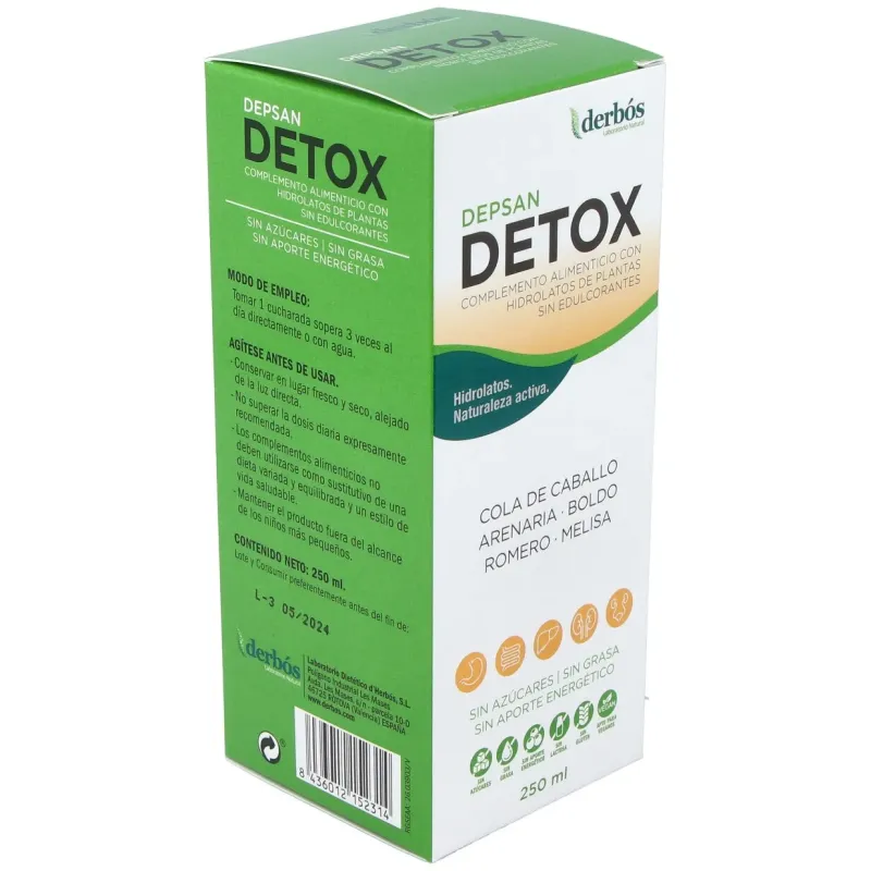 Depsan Detox 250 ml Derbos | Farmacia Barata Depsan Detox 250 ml Derbos | Farmacia Barata