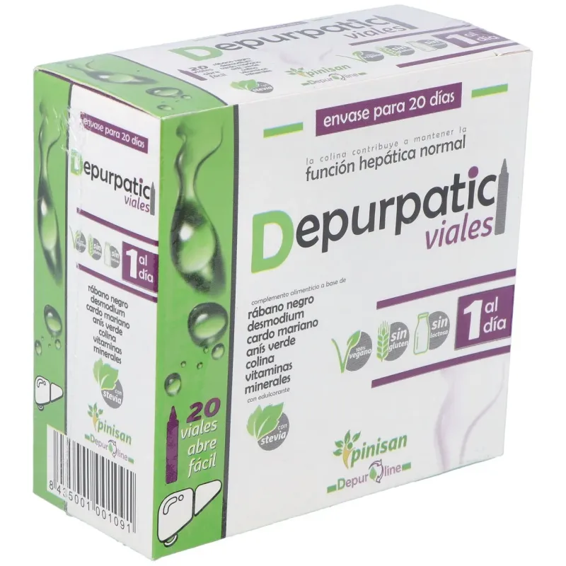 Pinisan Depurpatic 20 ampollas | Farmacia Barata