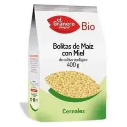 El Granero Bolitas de Maíz con Miel, 350g Bio