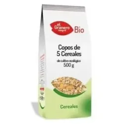 Bio Granero Copos 5 Cereales, 500gr