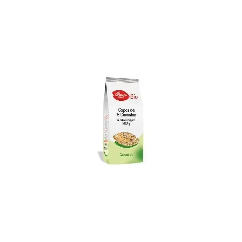 Copos 5 Cereales 500 g Bio Granero | Farmacia Barata Copos 5 Cereales 500 g Bio Granero | Farmacia Barata