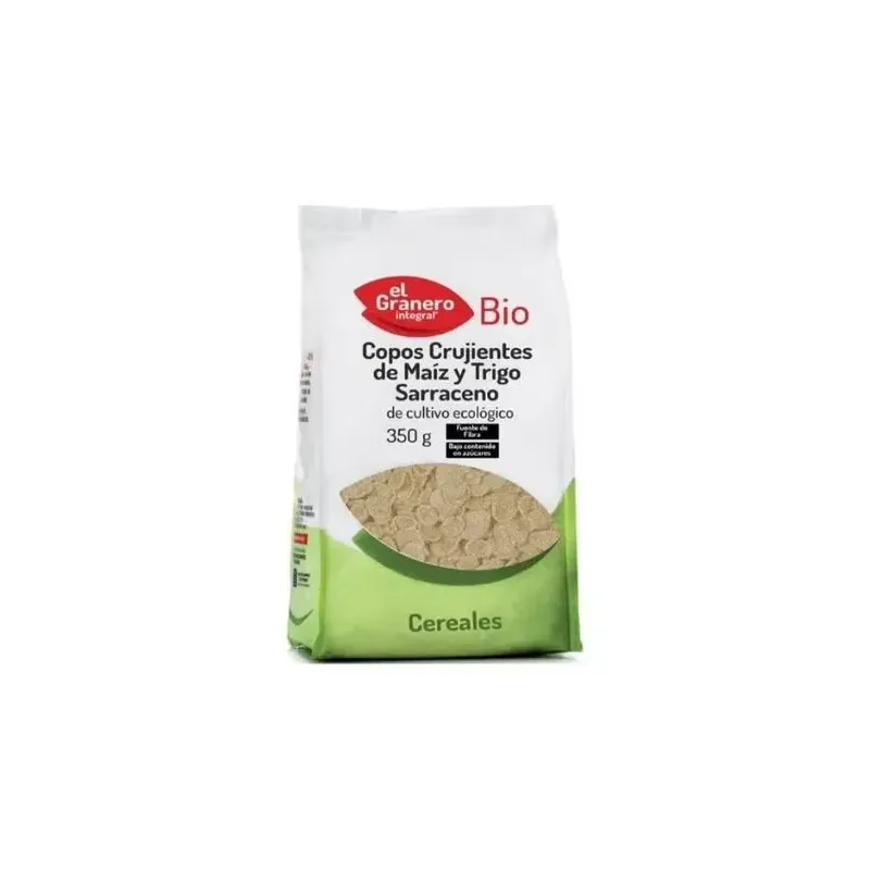 Copos Crujientes Maíz y Sarraceno 350g Bio | Farmacia Barata Copos Crujientes Maíz y Sarraceno 350g Bio | Farmacia Barata
