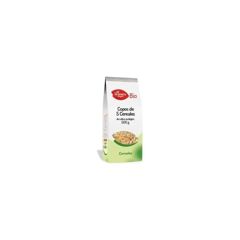 Copos 5 Cereales 500 g Bio Granero | Farmacia Barata Copos 5 Cereales 500 g Bio Granero | Farmacia Barata