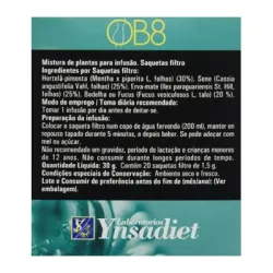 OB8 Infusión Ynsadiet 20 sobres | Farmacia Barata OB8 Infusión Ynsadiet 20 sobres | Farmacia Barata