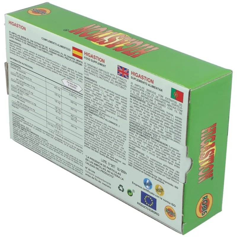 Higastion 20 ampollas | Farmacia Barata Higastion 20 ampollas | Farmacia Barata