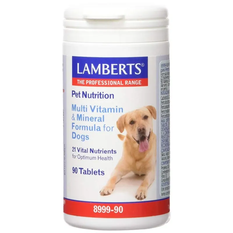 LAMBERTS Pet Nutrition para Perros, 90 comprimidos.
