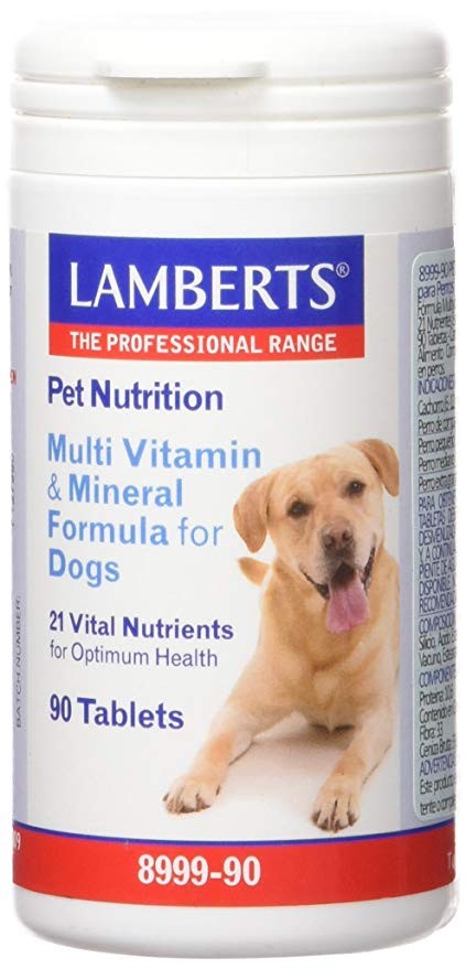 LAMBERTS Pet Nutrition para Perros, 90 comprimidos.