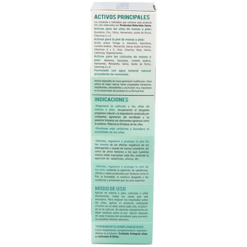 D´Shila Crema Manos Uñas Cutículas 250ml | Farmacia Barata