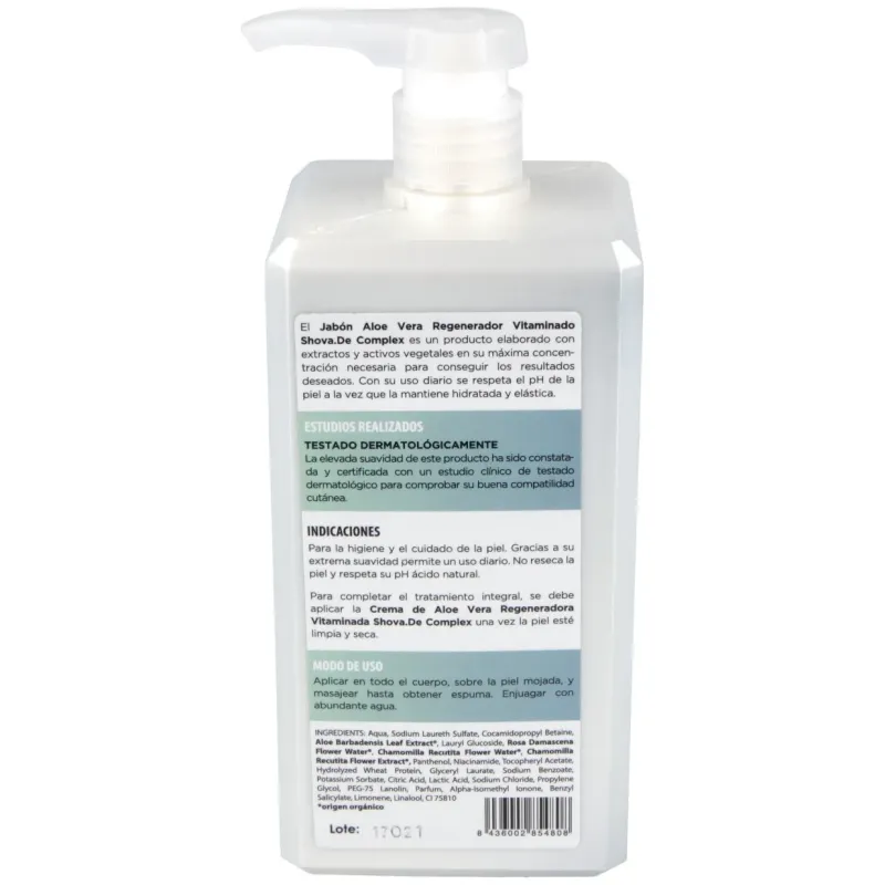 Shova Jabón Aloe 1000 ml | Farmacia Barata Shova Jabón Aloe 1000 ml | Farmacia Barata