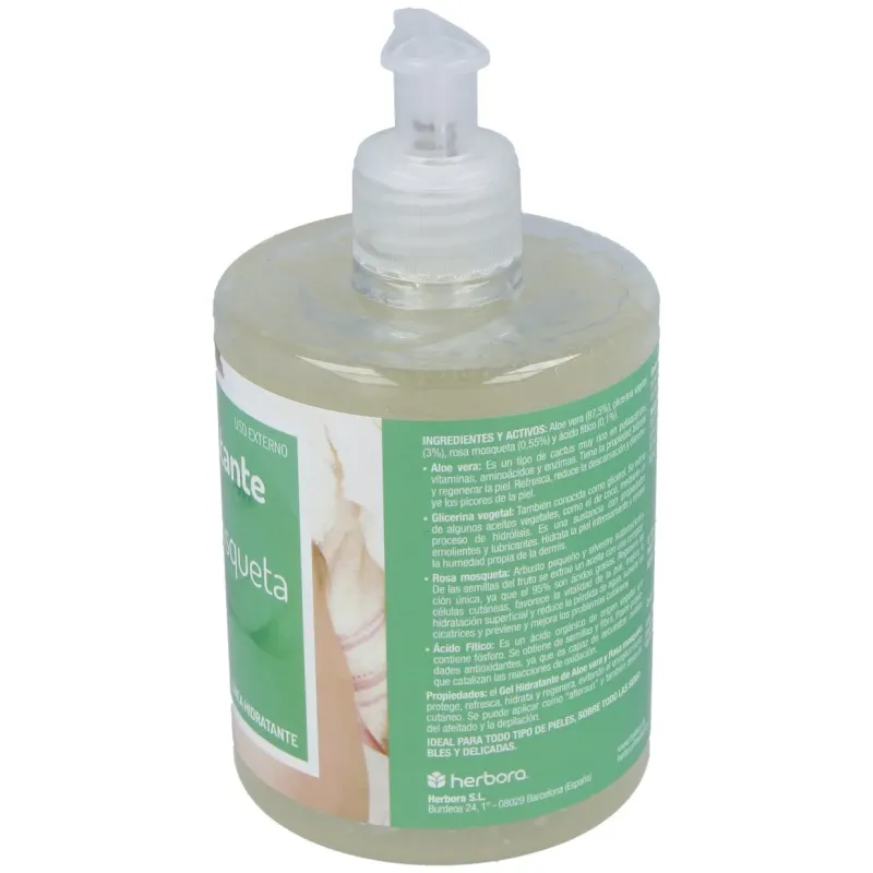 Gel Hidratante Aloe Rosa Mosqueta 500 ml | Farmacia Barata Gel Hidratante Aloe Rosa Mosqueta 500 ml | Farmacia Barata