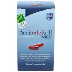 Cienporcien Krill NKO, 120 cápsulas.