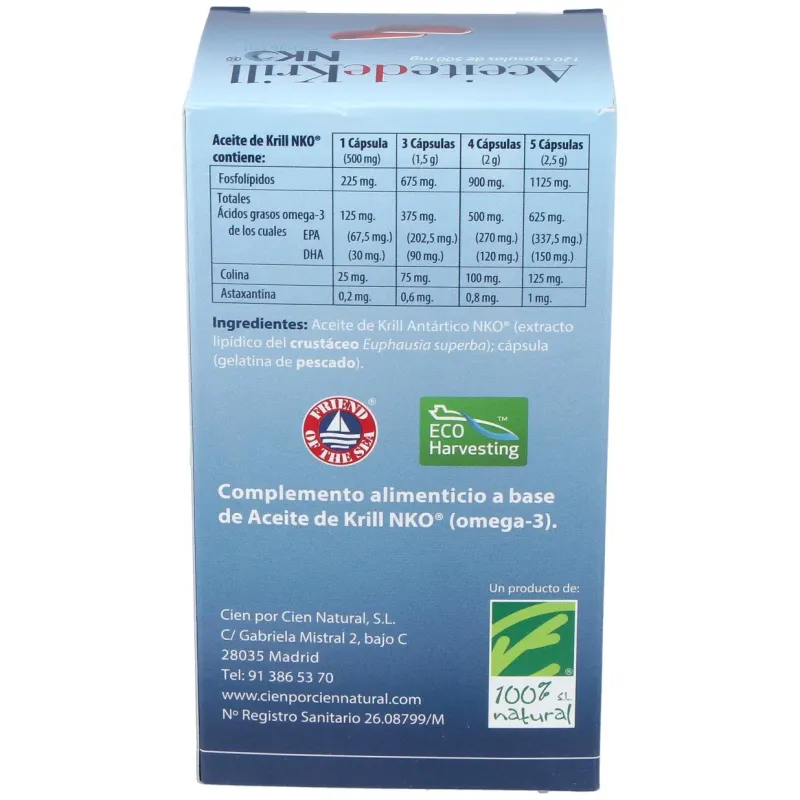 Cienporcien Krill NKO 120cap | Farmacia Barata