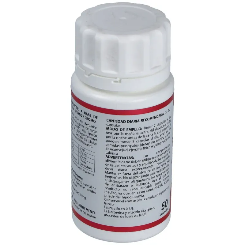 Holomega Berberina Ácido Alfa-Lipoico 50 cápsulas | Farmacia Barata Holomega Berberina Ácido Alfa-Lipoico 50 cápsulas | Farmacia Barata