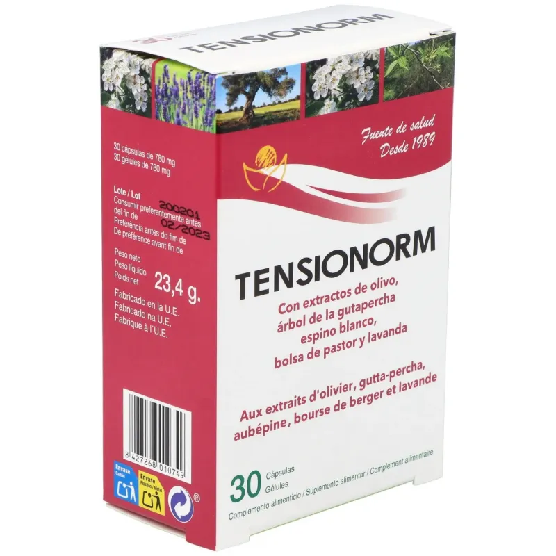 Tensionorm 30 cápsulas | Farmacia Barata Tensionorm 30 cápsulas | Farmacia Barata