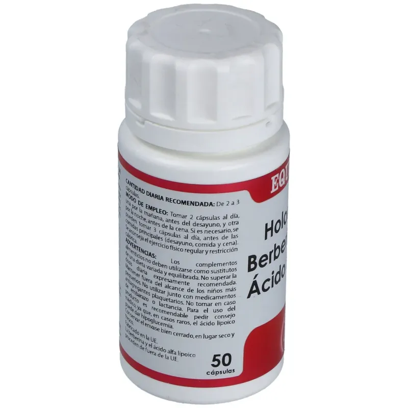 Holomega Berberina Ácido Alfa-Lipoico 50 cápsulas | Farmacia Barata Holomega Berberina Ácido Alfa-Lipoico 50 cápsulas | Farmacia Barata