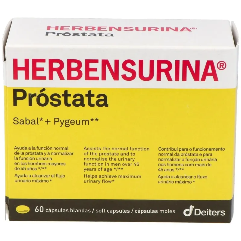 Herbensurina Prostata 60 cápsulas | Farmacia Barata Herbensurina Prostata 60 cápsulas | Farmacia Barata