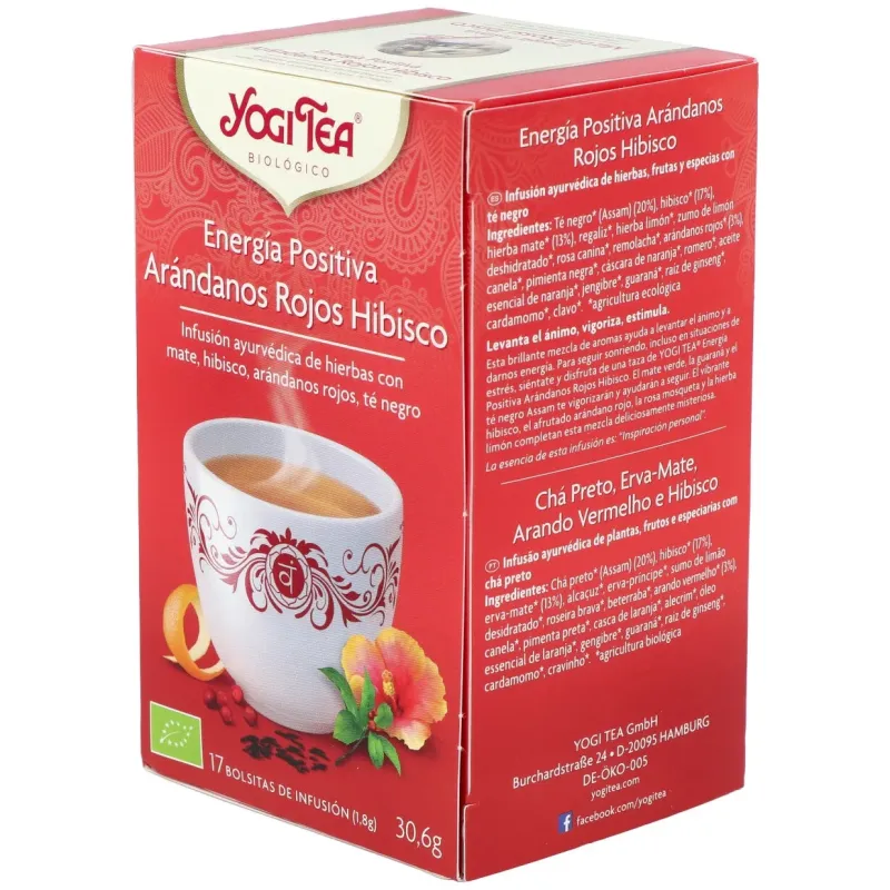 Yogi Tea Energía Positiva Arándano | Farmacia Barata Yogi Tea Energía Positiva Arándano | Farmacia Barata
