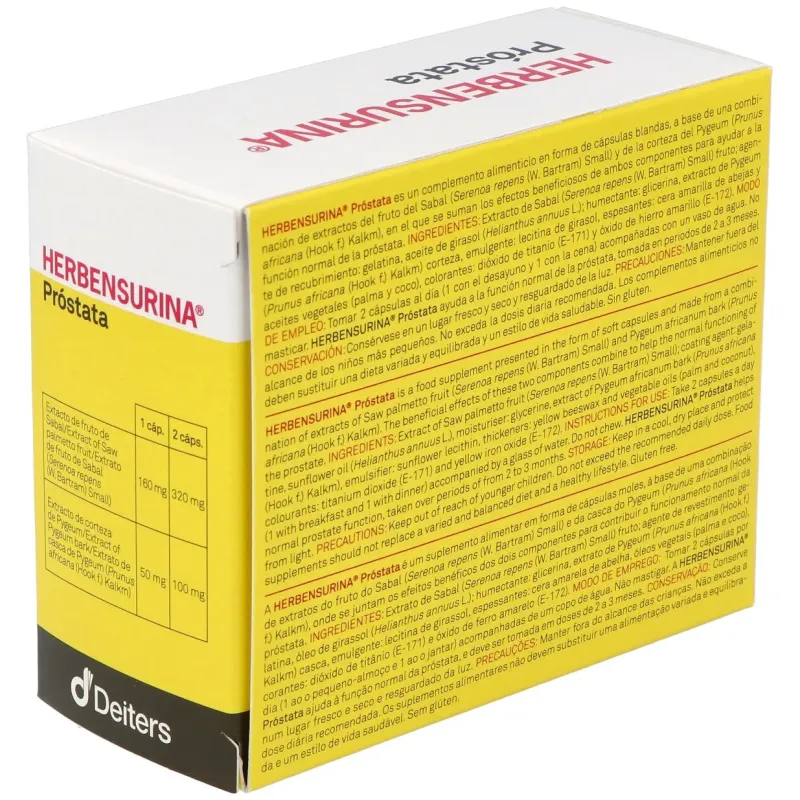 Herbensurina Prostata 60 cápsulas | Farmacia Barata Herbensurina Prostata 60 cápsulas | Farmacia Barata