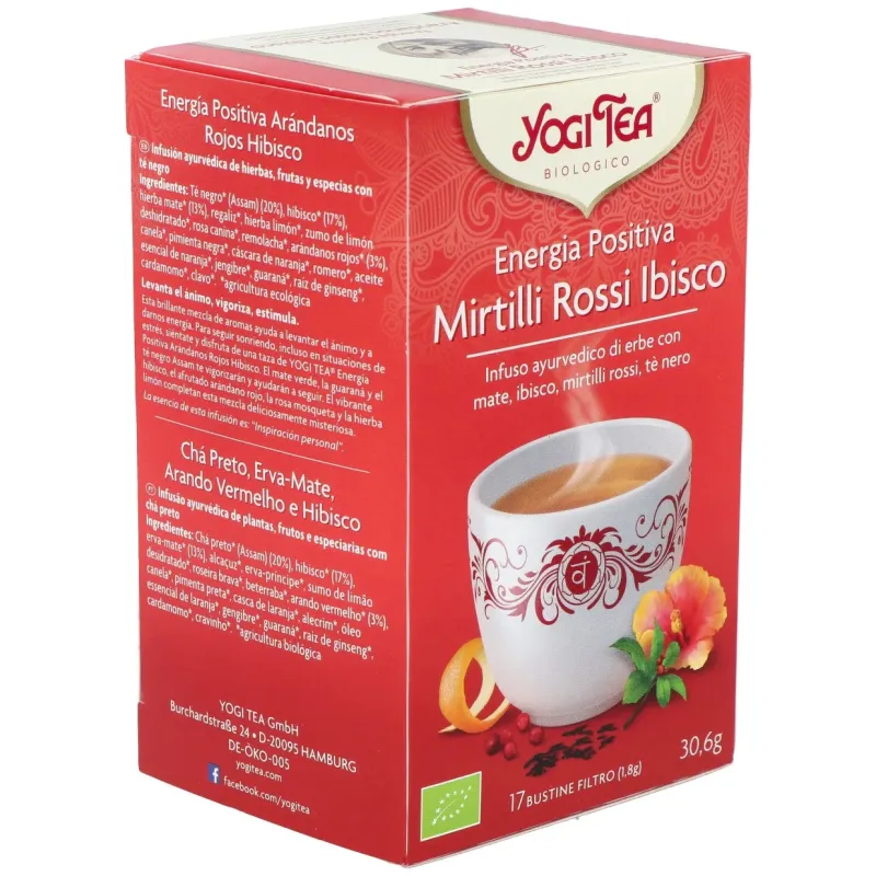 Yogi Tea Energía Positiva Arándano | Farmacia Barata Yogi Tea Energía Positiva Arándano | Farmacia Barata