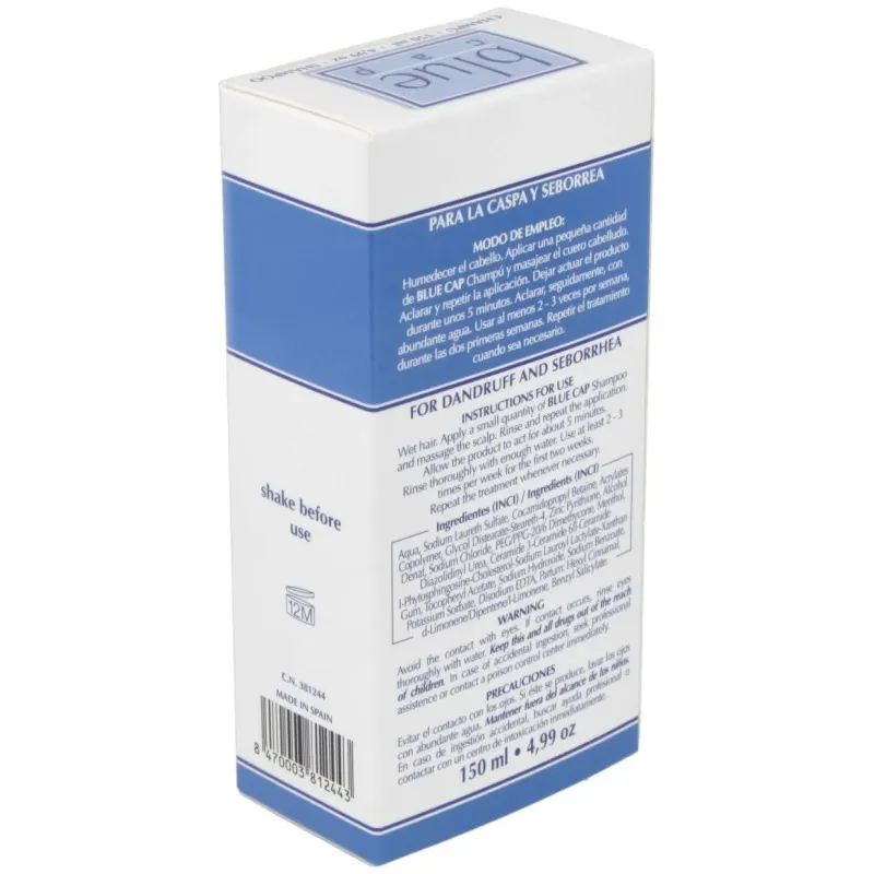 Blue Cap Champú 150ml Catalysis | Farmacia Barata Blue Cap Champú 150ml Catalysis | Farmacia Barata
