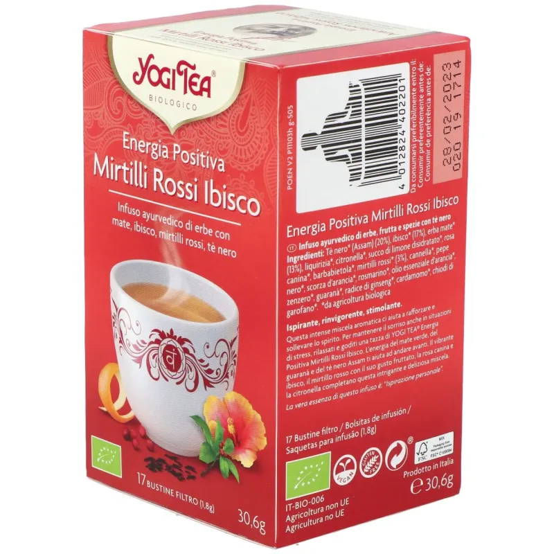 Yogi Tea Energía Positiva Arándano | Farmacia Barata Yogi Tea Energía Positiva Arándano | Farmacia Barata