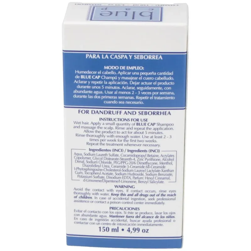 Blue Cap Champú 150ml Catalysis | Farmacia Barata Blue Cap Champú 150ml Catalysis | Farmacia Barata