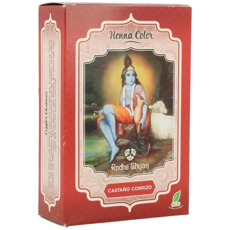 Henna Castaño Cobrizo Radhe Shyam | Farmacia Barata