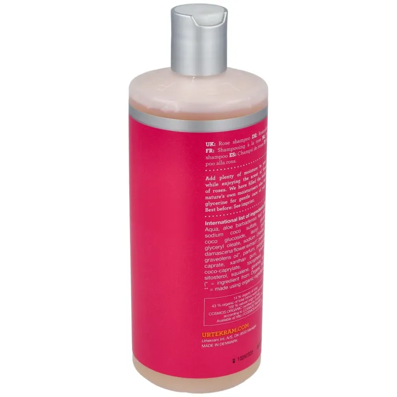 Urtekram Champú Rosa 500 ml | Farmacia Barata