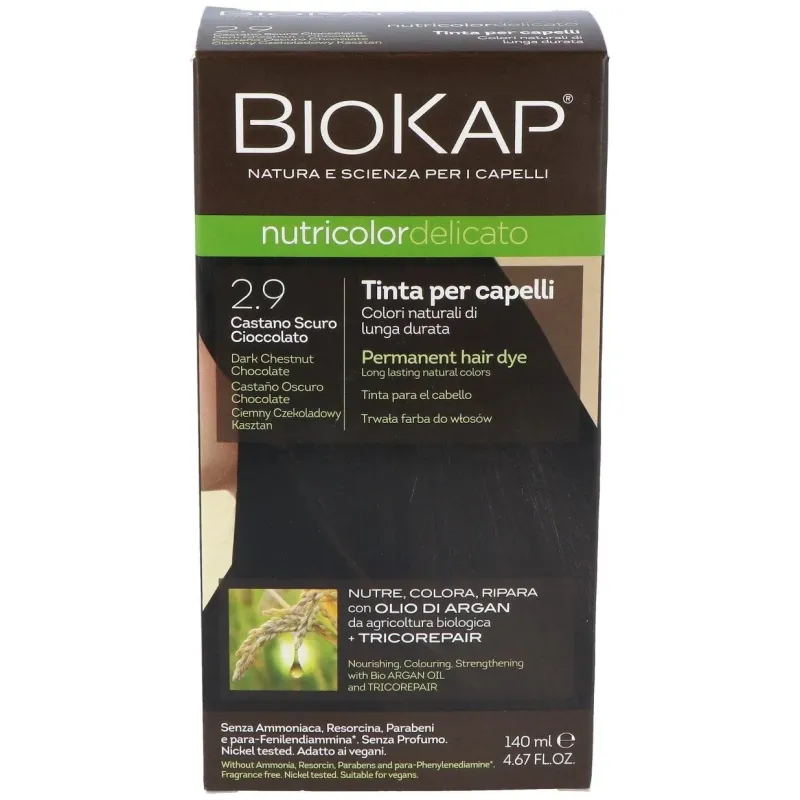 Biokap Tinte Delicato Castaño Oscuro 2.90 | Farmacia Barata