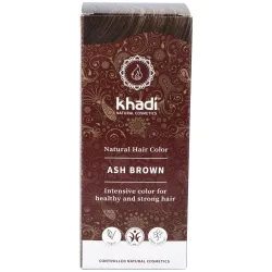 Khadi Herbal Color, Castaño Ceniza, 100g