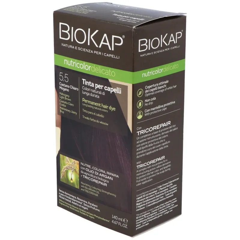 Biokap Tinte Delicato 5.50 Castaño Claro | Farmacia Barata