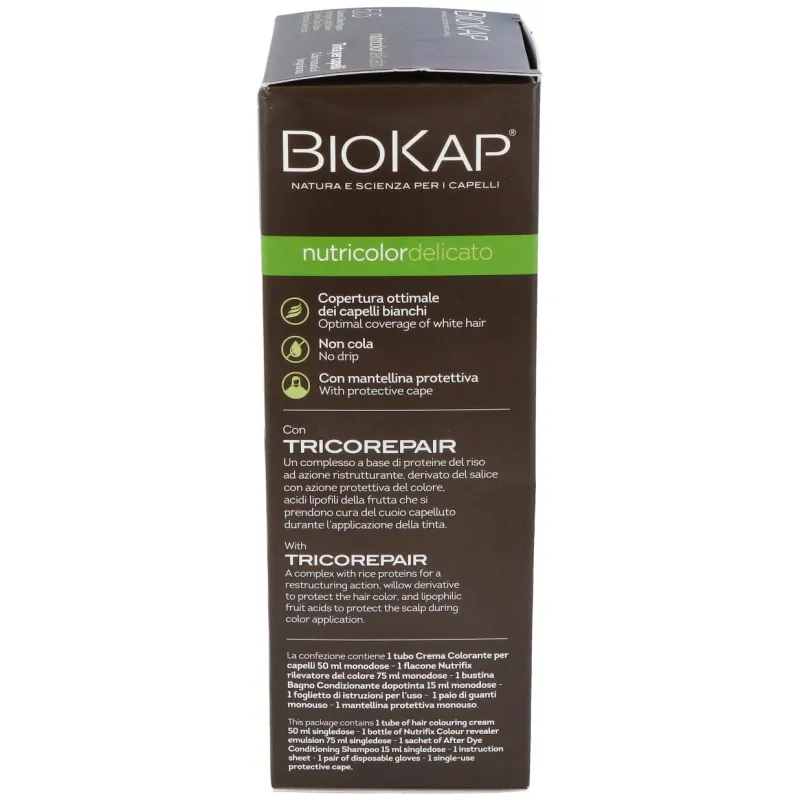 Biokap Tinte Delicato 5.50 Castaño Claro | Farmacia Barata