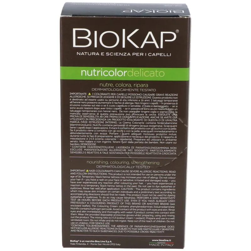 Biokap Tinte Delicato Castaño Oscuro 2.90 | Farmacia Barata