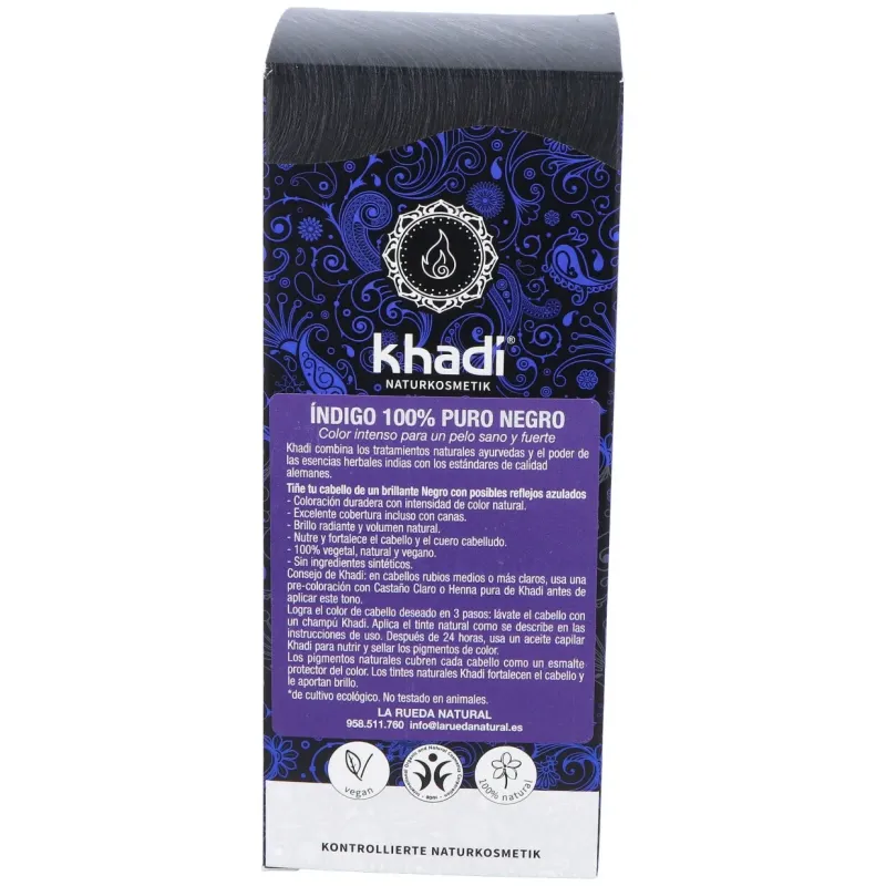 Khadi Indigo 100% Puro Natural | Farmacia Barata