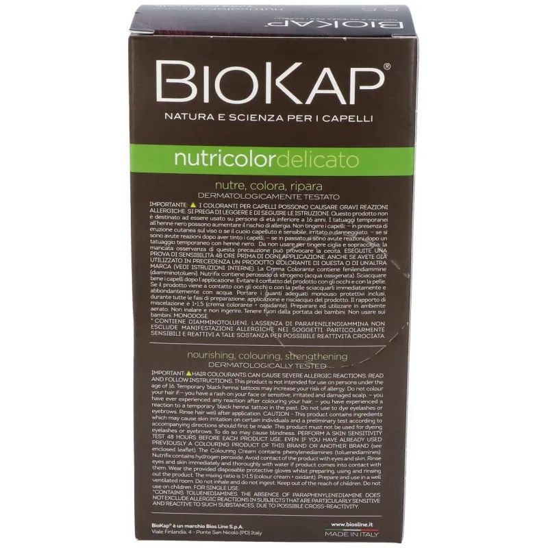 Biokap Tinte Delicato 5.50 Castaño Claro | Farmacia Barata
