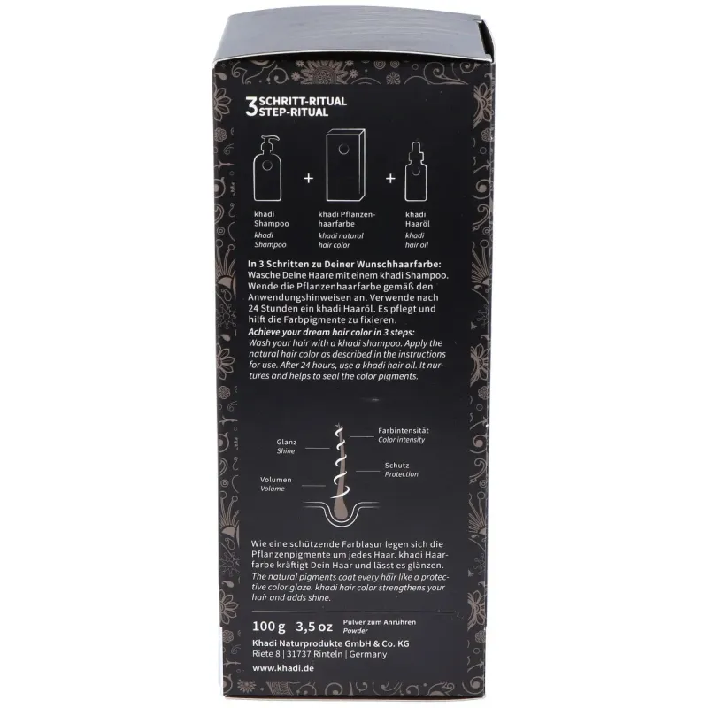 Khadi Herbal Color Negro 100g | Farmacia Barata Khadi Herbal Color Negro 100g | Farmacia Barata