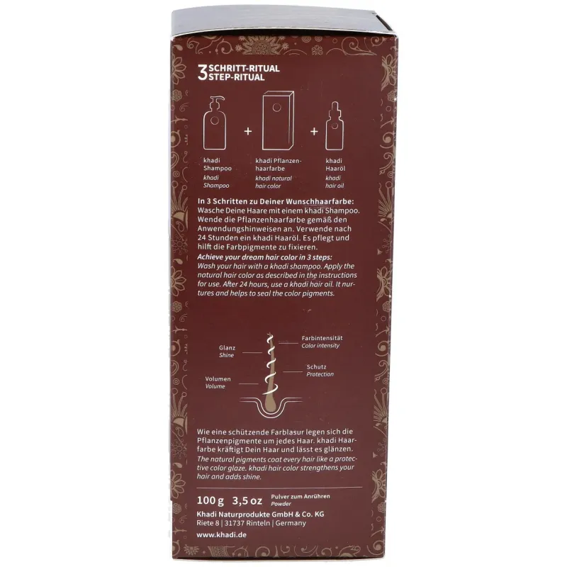 Khadi Herbal Color Castaño Ceniza | Farmacia Barata