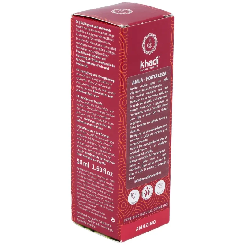 Khadi Aceite Capilar Amla-Fort 50ml | Farmacia Barata