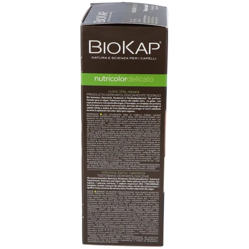 Biokap Tinte Delicato 5.50 Castaño Claro | Farmacia Barata
