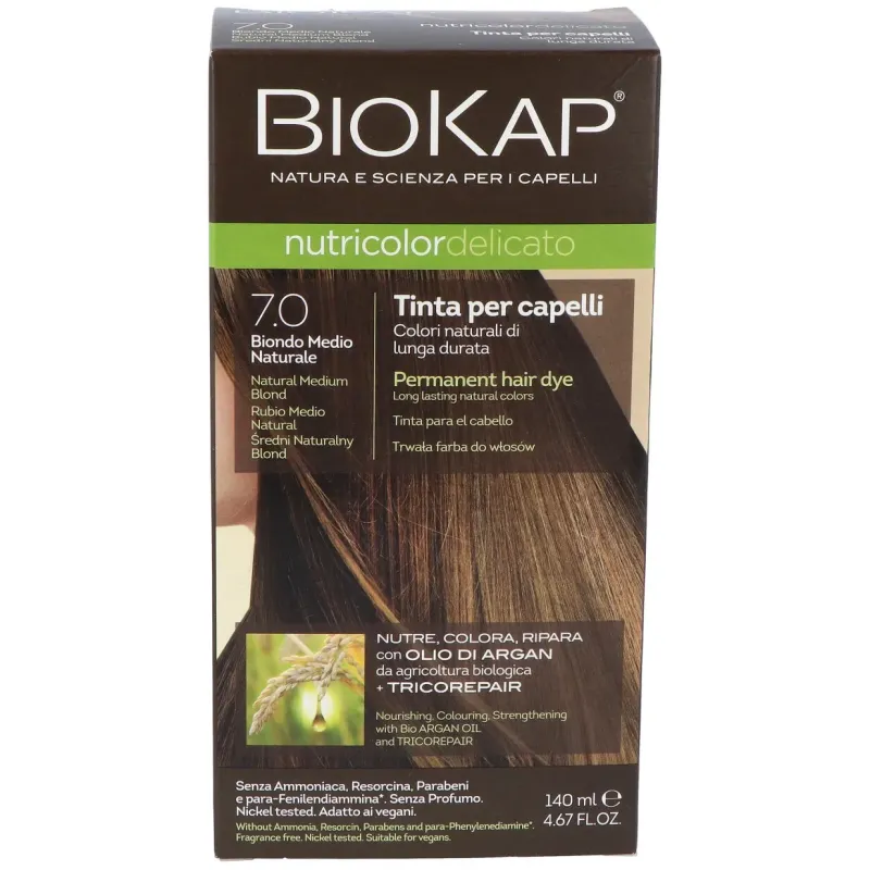 Biokap Tinte Delicato 7.00 Rubio Medio | Farmacia Barata