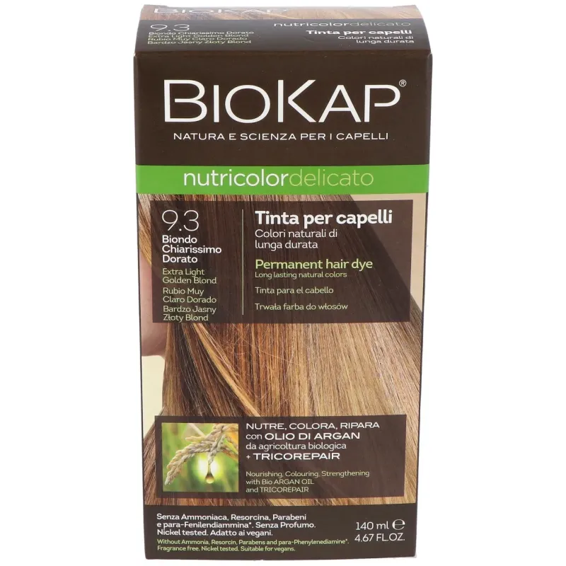 Biokap Tinte Delicato 9.3 Rubio Muy Claro Dor | Farmacia Barata