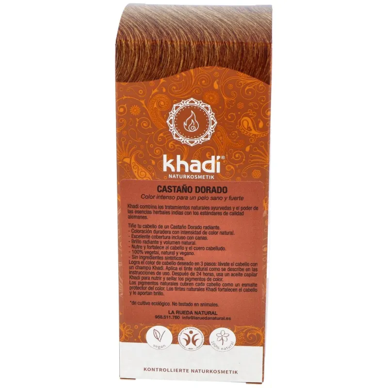 Khadi Herbal Color Castaño Dorado | Farmacia Barata Khadi Herbal Color Castaño Dorado | Farmacia Barata
