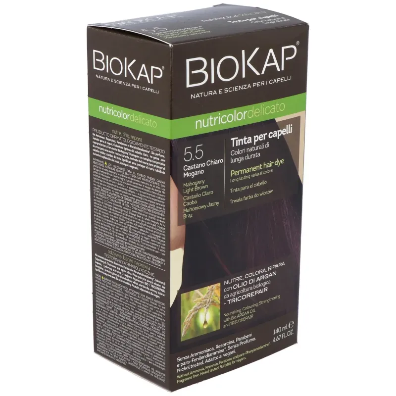 Biokap Tinte Delicato 5.50 Castaño Claro | Farmacia Barata
