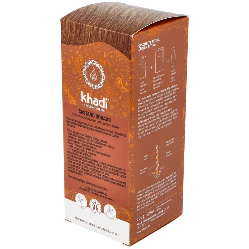 Khadi Herbal Color Castaño Dorado | Farmacia Barata Khadi Herbal Color Castaño Dorado | Farmacia Barata