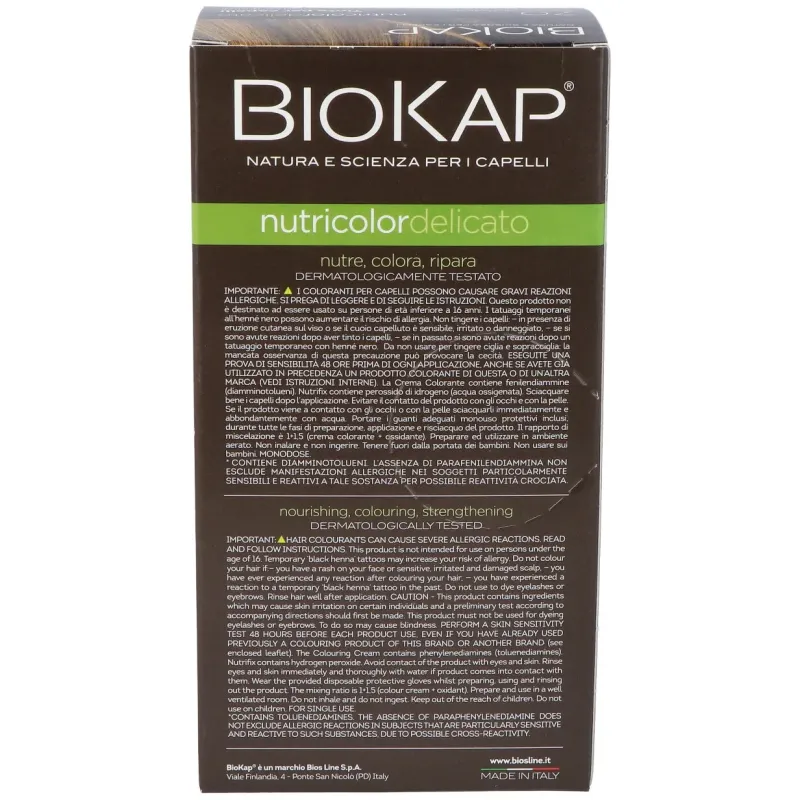Biokap Tinte Delicato 7.00 Rubio Medio | Farmacia Barata