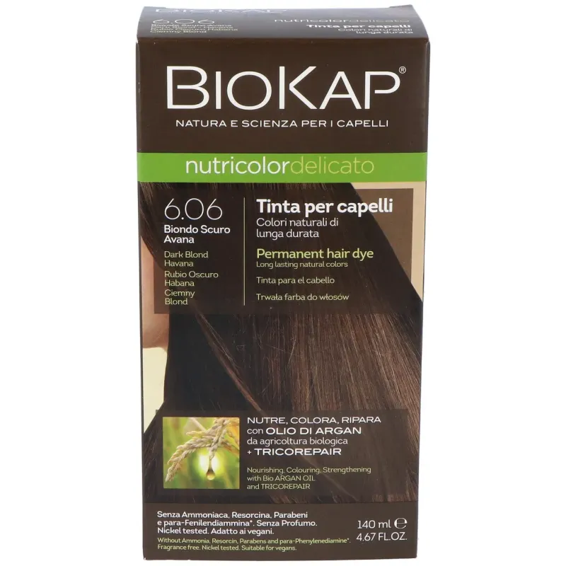 Biokap Tinte Delicato Rubio Oscuro 6.06 | Farmacia Barata